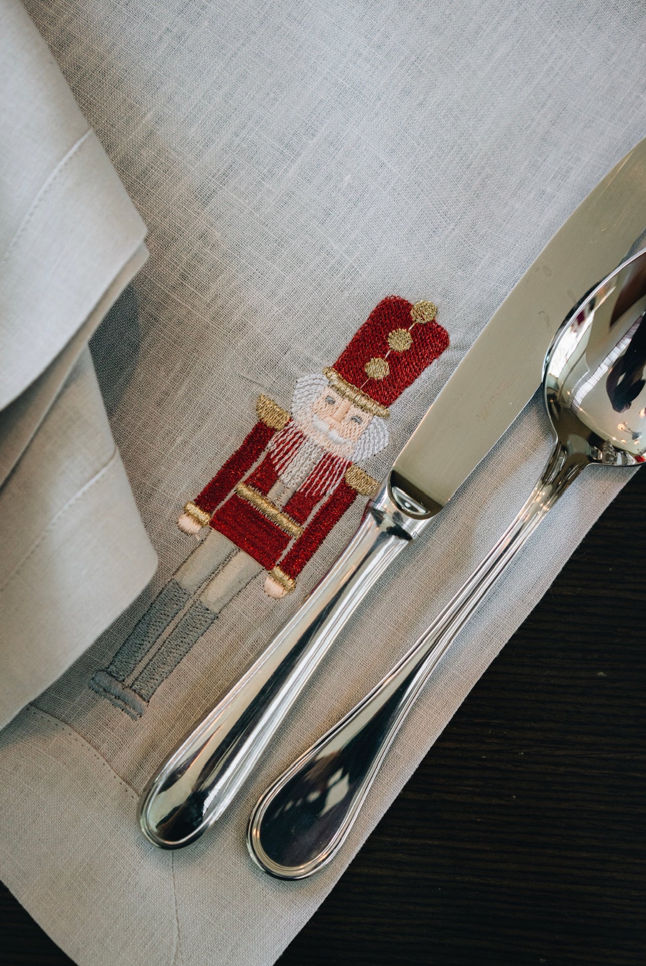 Embroidered placemat