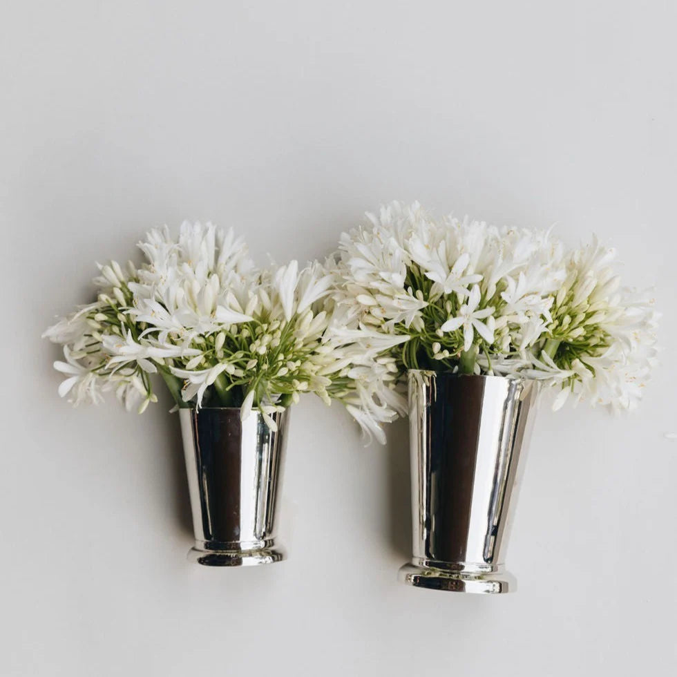 Nickel flower vase