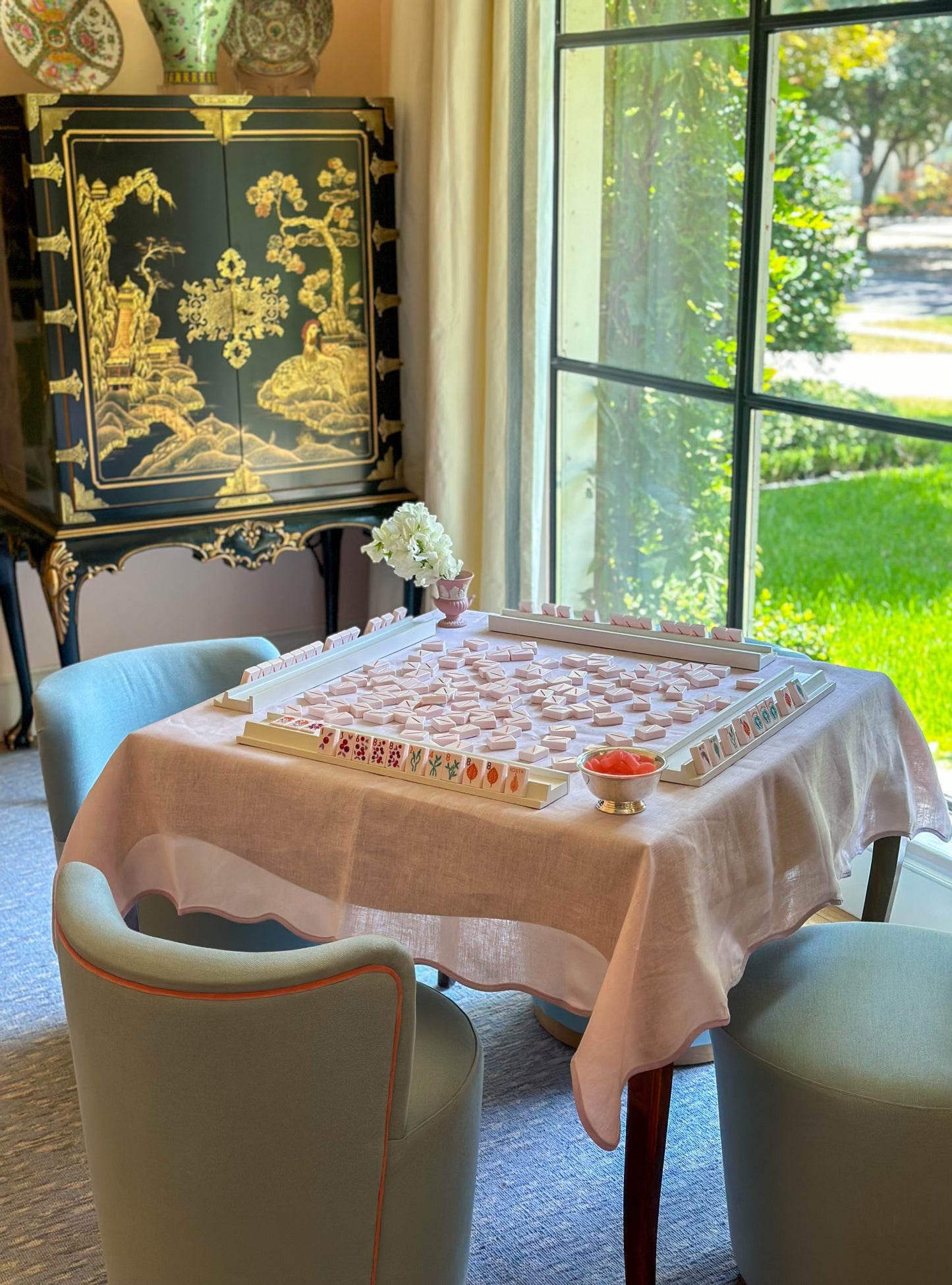 Game table linen tablecloth