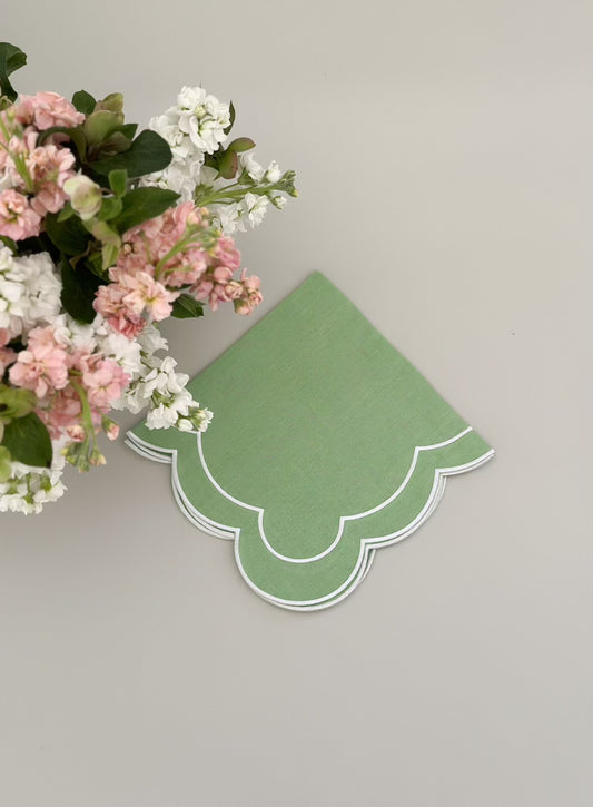 Pillow Lime green napkin