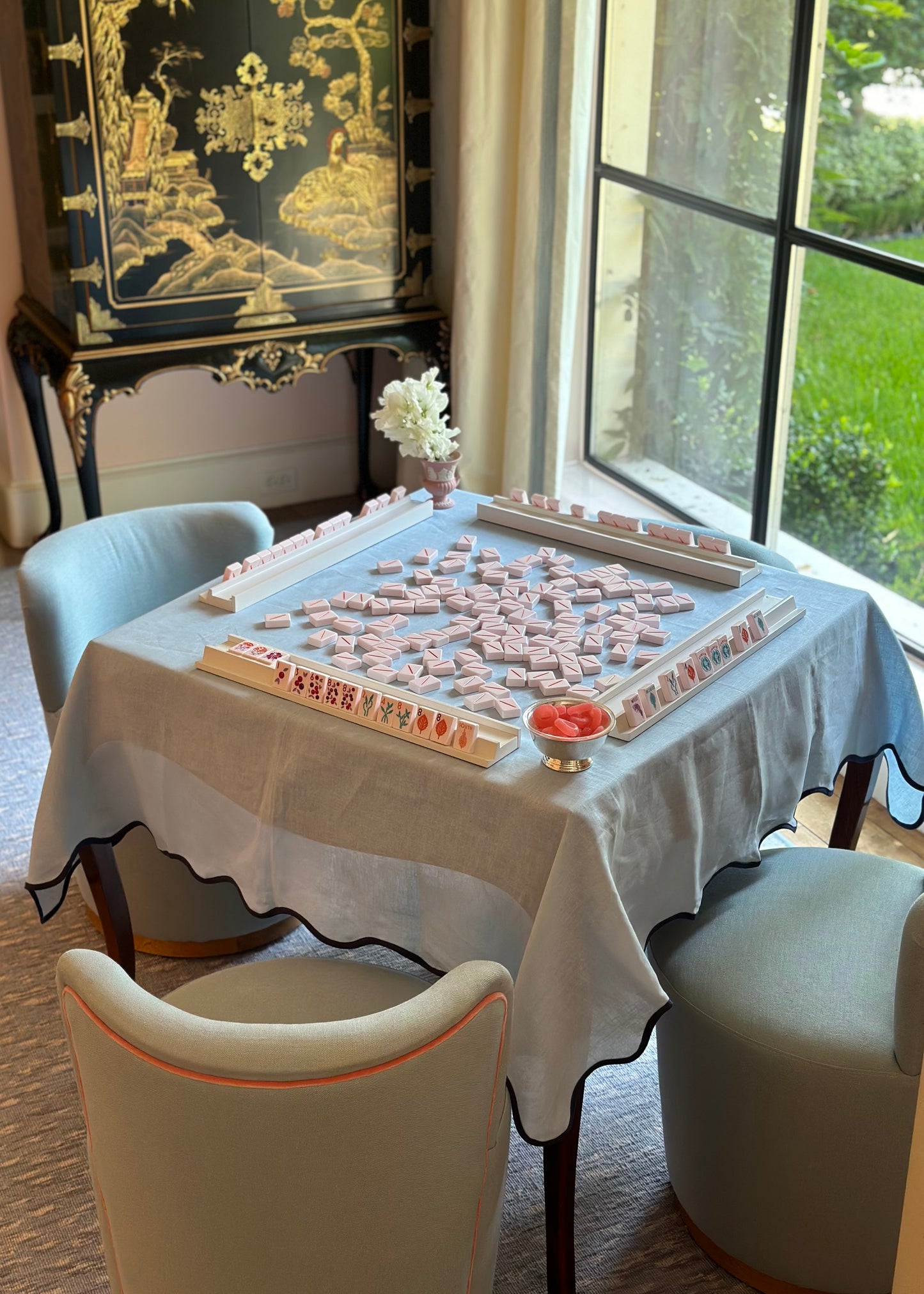 Game table linen tablecloth