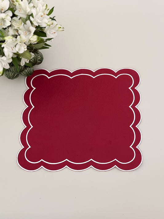 Pillow Burgundy placemat