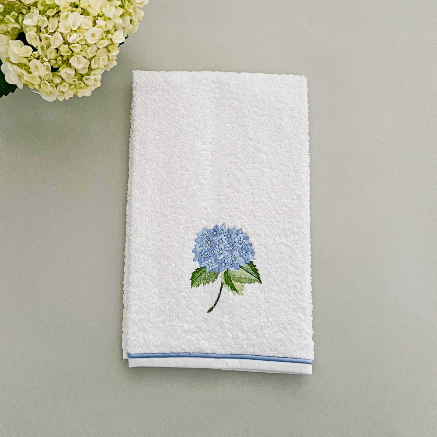 Embroidered terry towel
