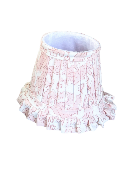 Pink lamp shade