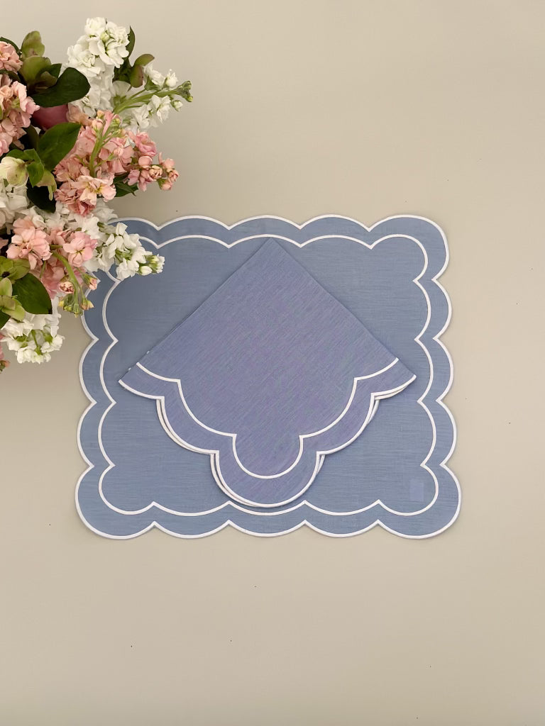 Pillow Blue napkin