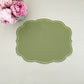 Green dots placemat