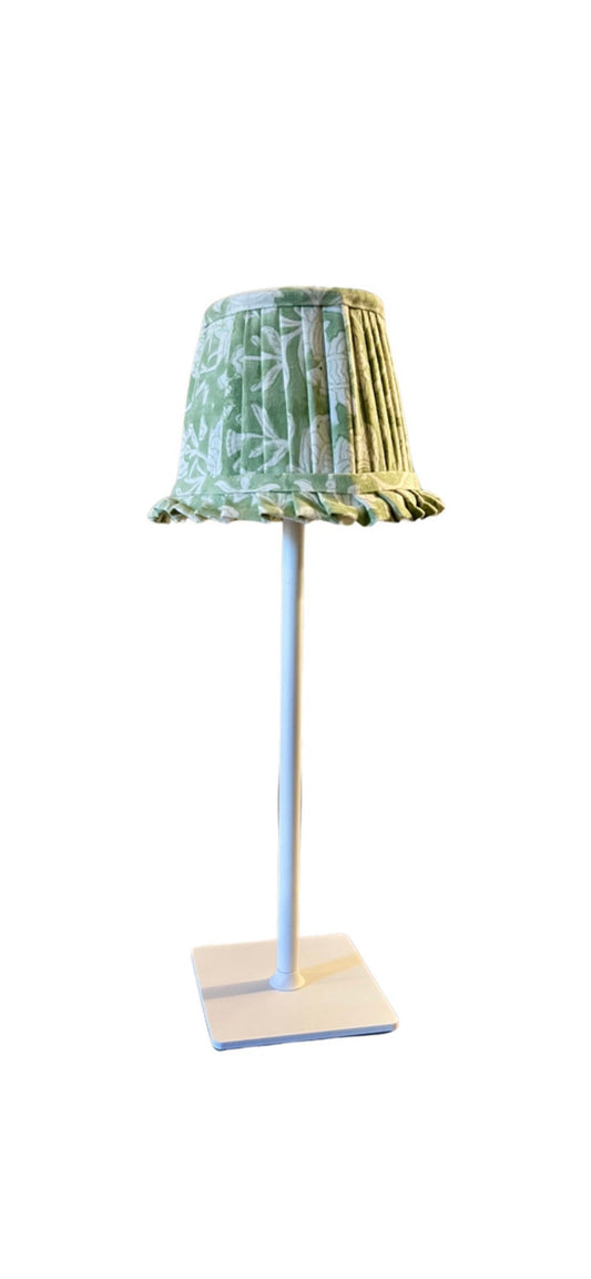 Green lamp shade