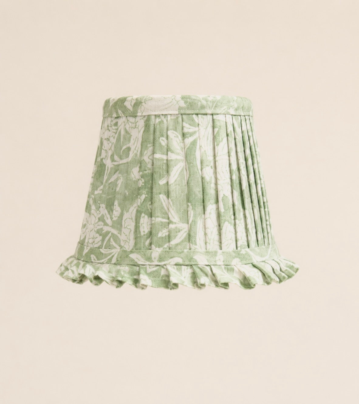 Green lamp shade