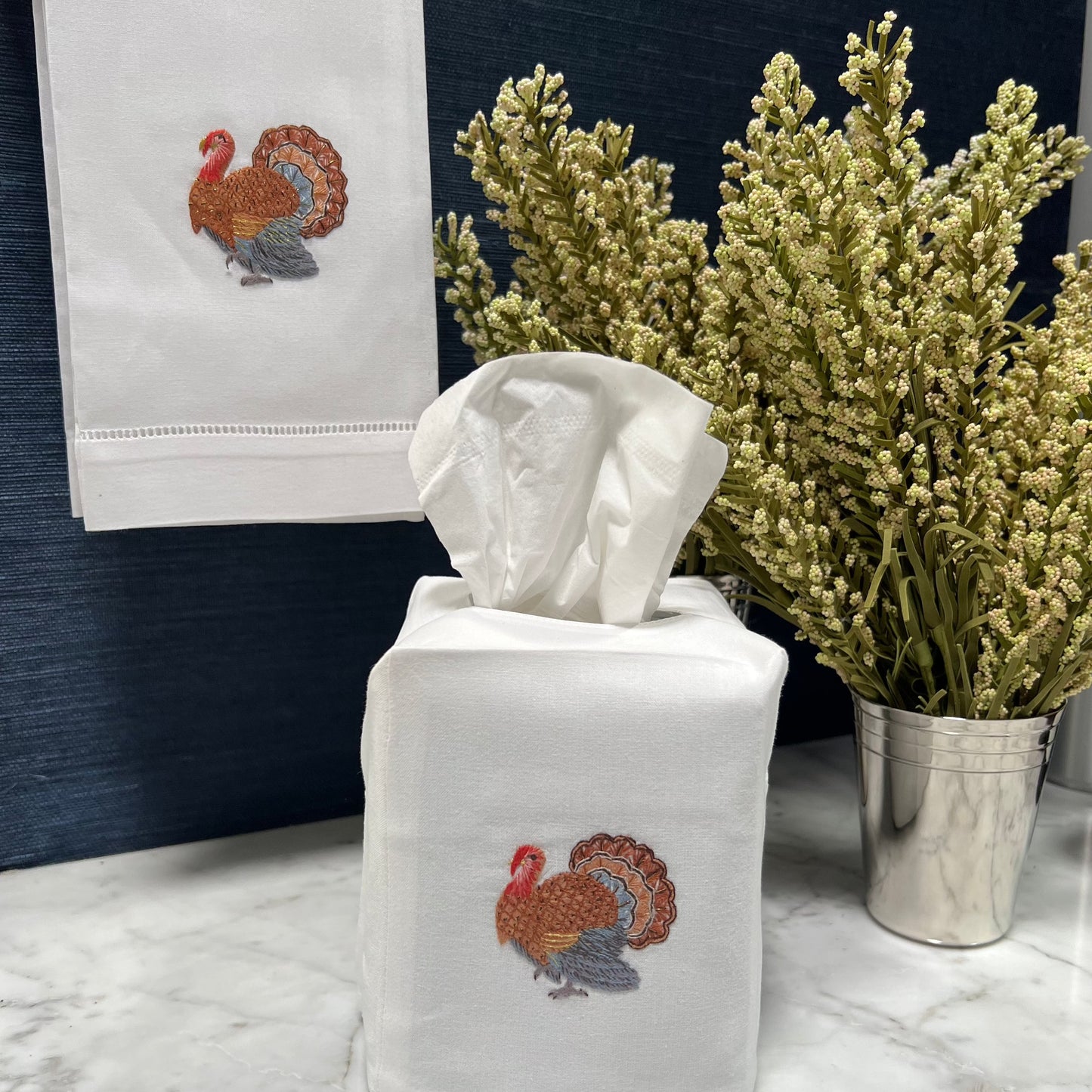 Turkey tissue box cover