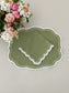 Green dots placemat