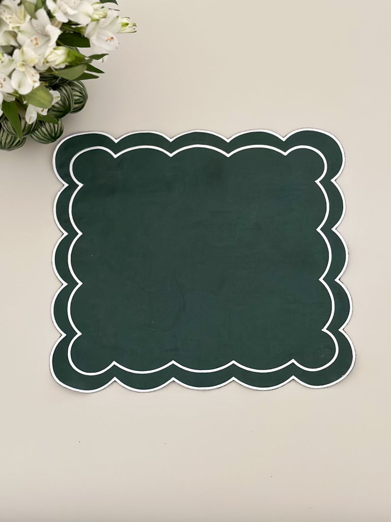 Pillow Dark green placemat