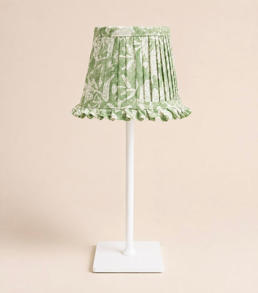 Green lamp shade