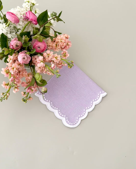 Lavender napkin