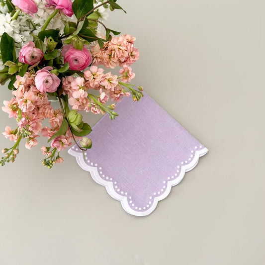 Lavender napkin