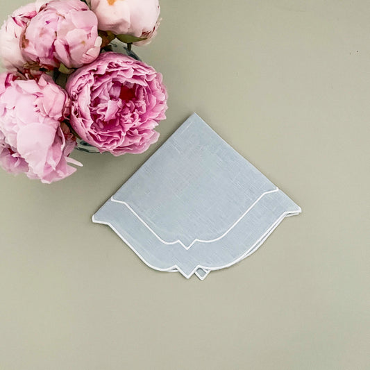 Sky blue napkin
