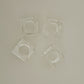 Clear napkin ring