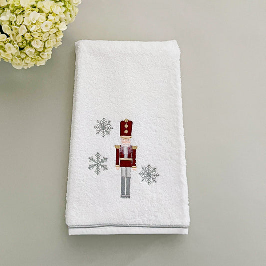 Embroidered terry towel