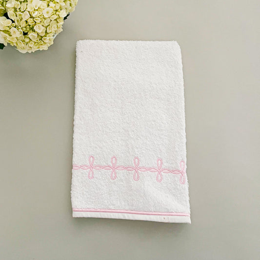 Embroidered terry towel