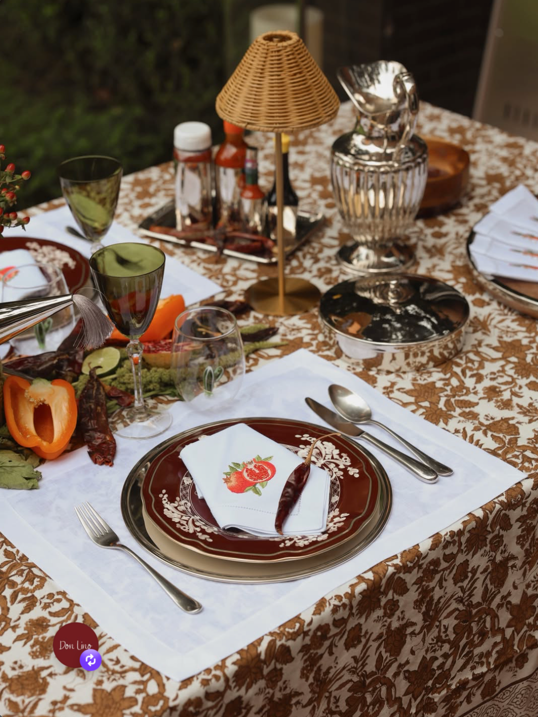 Tobacco Tablecloth