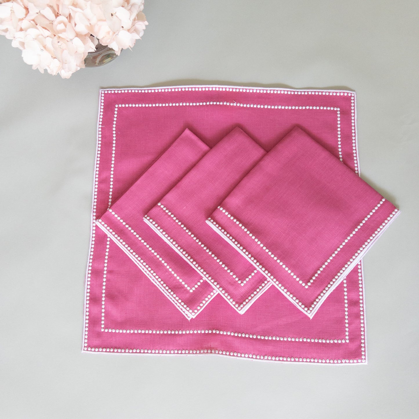Pink napkin