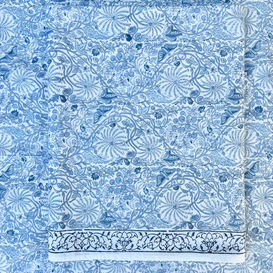Sky print tablecloth, 80 x 120 in