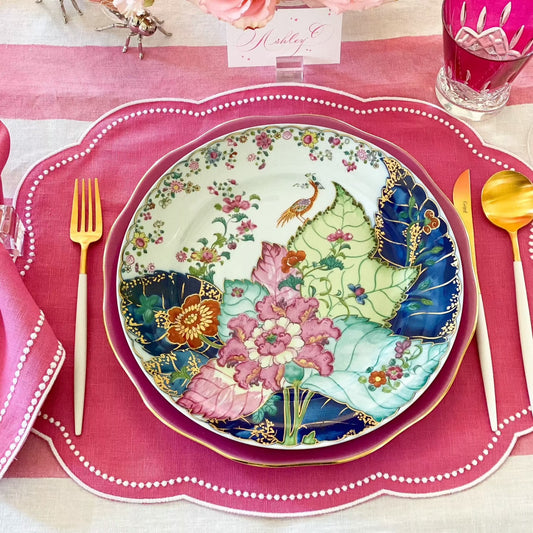 Pink dots placemat