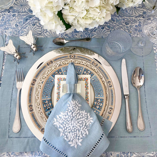 Blue placemat