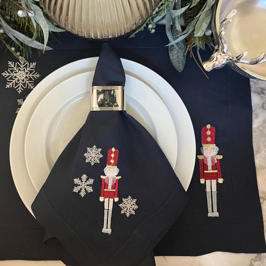 Nutcracker placemats and napkins, set of 4